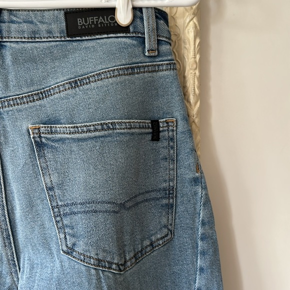 BUFFALO DAVID BITTON | Barbara High Rise Barrel Jeans in Vintage Indigo Blue - Picture 11 of 16